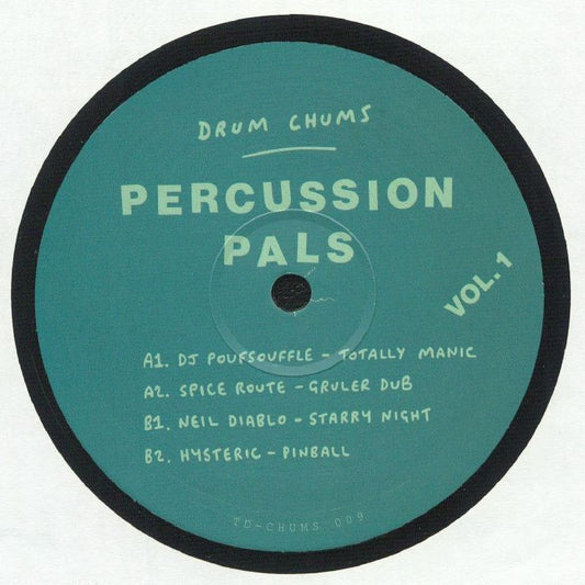 Various – Percussion Pals Vol 1 (12", Drum Chums, 2025) front cover