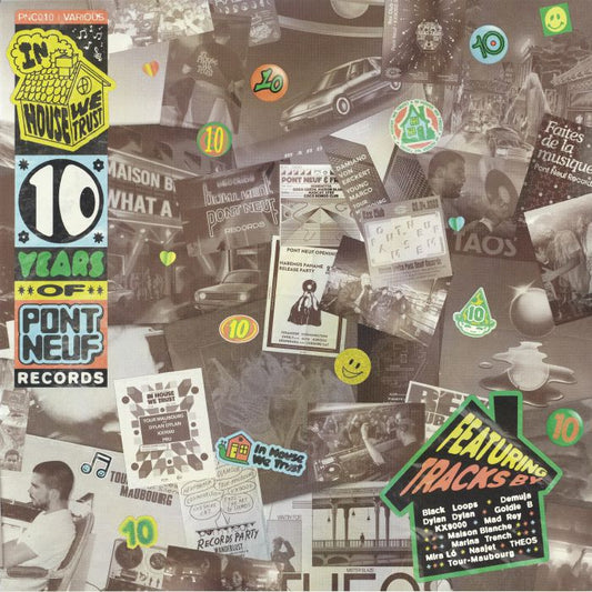 Various – Pont Neuf 10 Years - In House We Trust (2x12", Pont Neuf Records, 2026) Front Cover