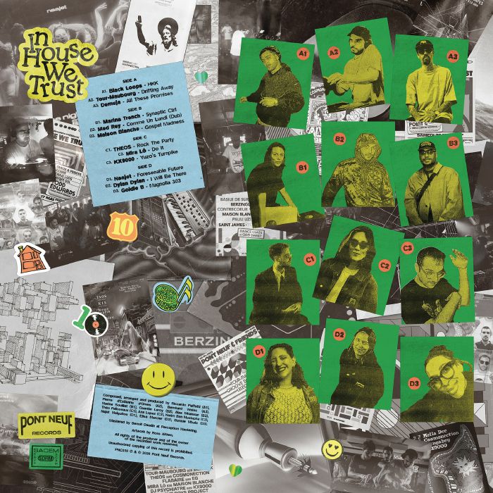 Various – Pont Neuf 10 Years: In House We Trust (2xLP, Pont Neuf, 2026) Back Cover