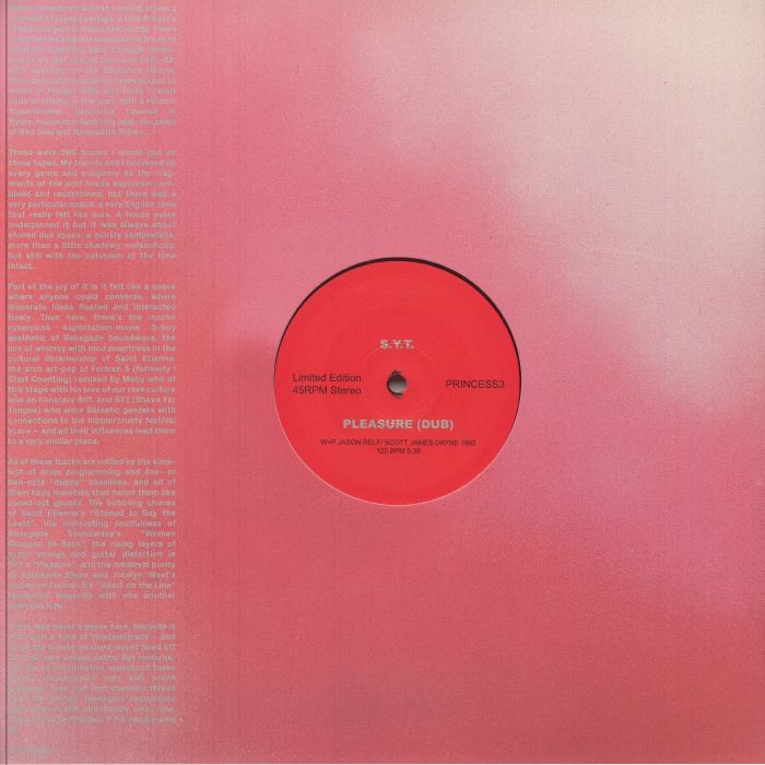 Various – Princess P Presents (2x12", Princess P, 2025) Back Cover