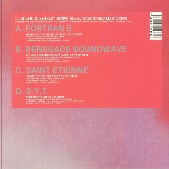 Various – Princess P Presents (2x12", Princess P, 2025) Front Cover