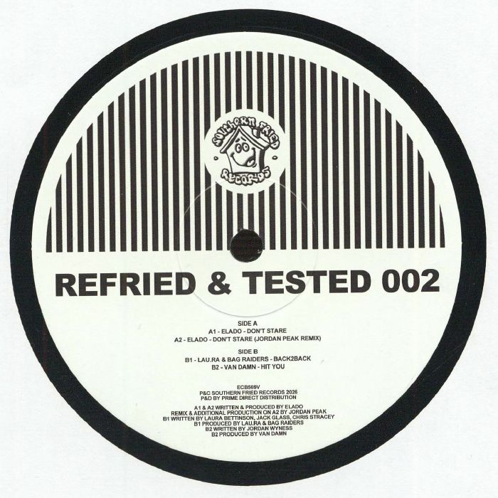 Various – Refried & Tested 002 (12", Southern Fried Records, 2026) Front Cover
