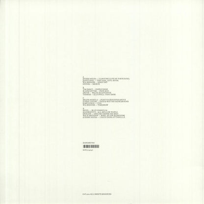 Various – Sentimental Noise (2xLP, Silver, Metallic, Jagjaguwar, 2021) Back Cover