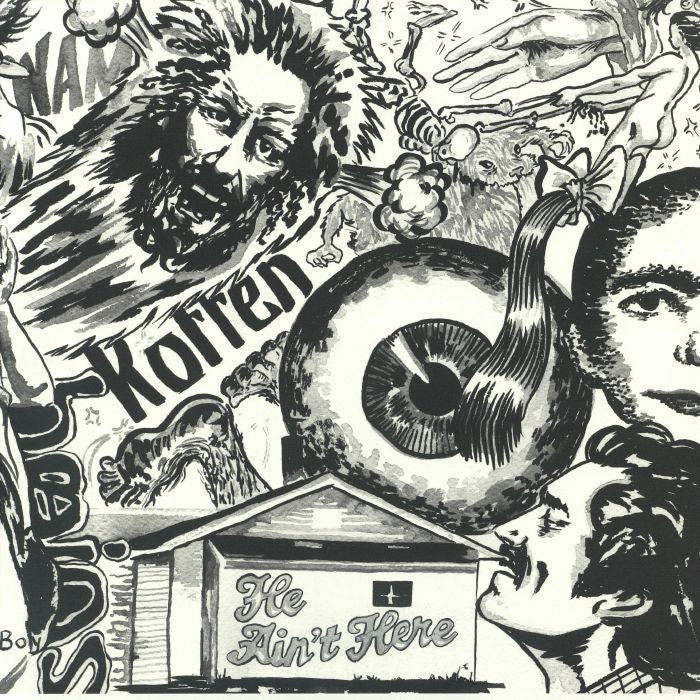 Various – Slacker 85 presents He Ain't Here (3x12", Slacker 85, 2026) Front Cover