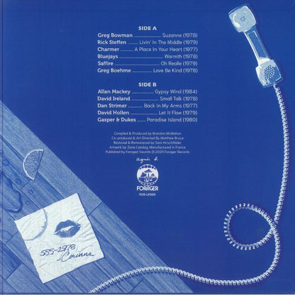Various – Small Talk (LP, Forager Records, 2025) Back Cover