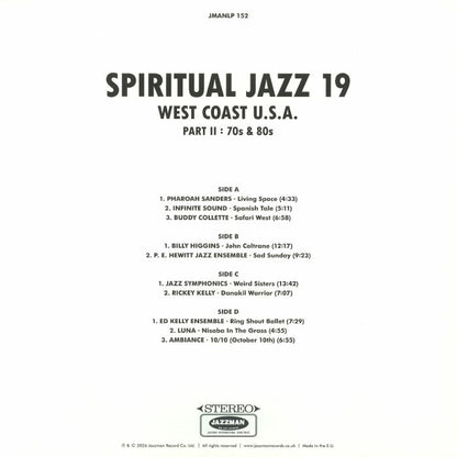 Various – Spiritual Jazz 19 – West Coast U.S.A. Part II : 70s & 80s (2xLP, 180 gr, Jazzman, 2026) Back Cover