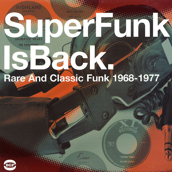 Various – SuperFunk Is Back. Rare And Classic Funk 1968-1977 (2xLP, BGP Records, 2025) front cover
