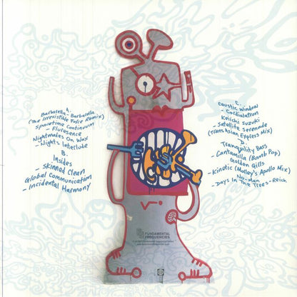 Various – Telepathic Fish Trawling The Early 90s Ambient Underground (2xLP, Fundamental Frequencies, 2025) back cover