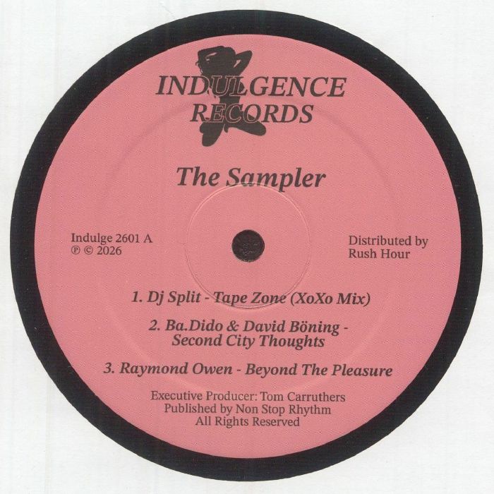Various – The Sampler (12", Indulgence, 2026) Front Cover