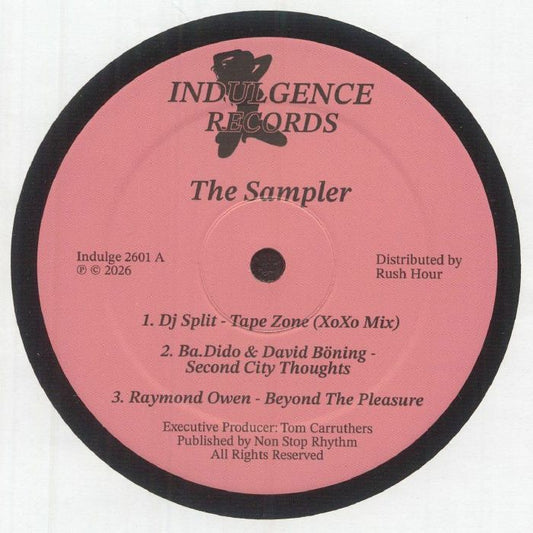 Various – The Sampler (12", Indulgence, 2026) Front Cover