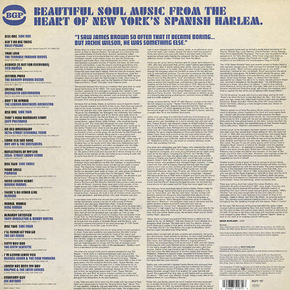 Various – The Soul Of Spanish Harlem (2xLP, BGP Records, 2009) Back Cover