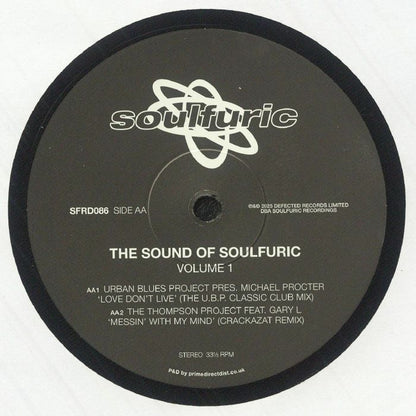 Various – The Sound Of Soulfuric Volume 1 (12", Soulfuric Recordings, 2025) Back Cover