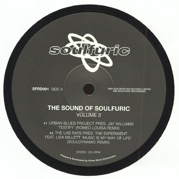 Various – The Sound Of Soulfuric Volume 3 (12", Soulfuric Recordings, 2026) Front Cover