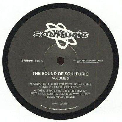 Various – The Sound Of Soulfuric Volume 3 (12", Soulfuric Recordings, 2026) Front Cover