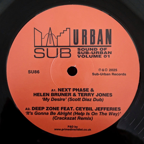 Various – The Sound Of Sub-Urban Volume 01 (12", Sub-Urban, 2025) Front Cover