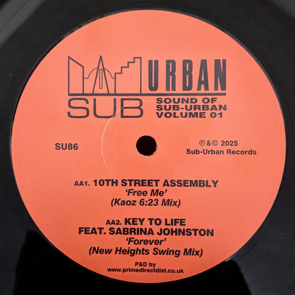 Various – The Sound Of Sub-Urban Volume 01 (12", Sub-Urban, 2025) Back Cover