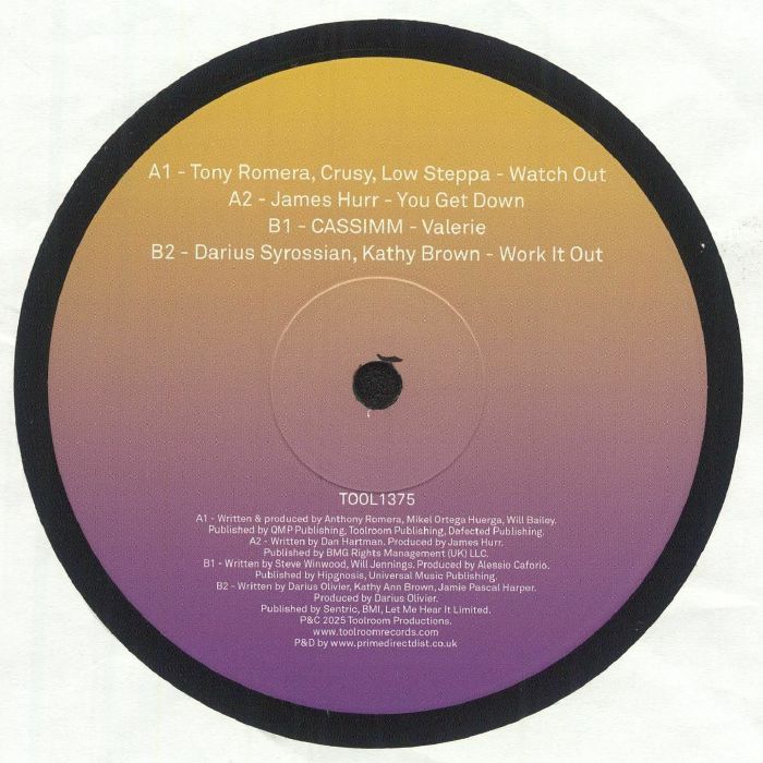 Various – Toolroom Sampler Vol. 18 (12", Toolroom Records, 2025) back cover