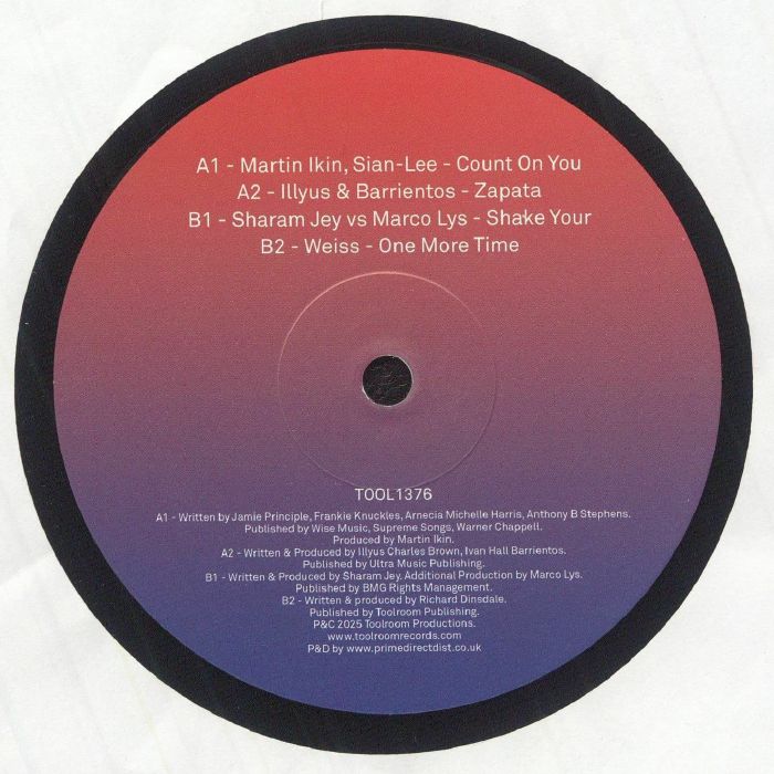 Various – Toolroom Sampler Vol. 19 (12", Toolroom Records, 2025) Back Cover