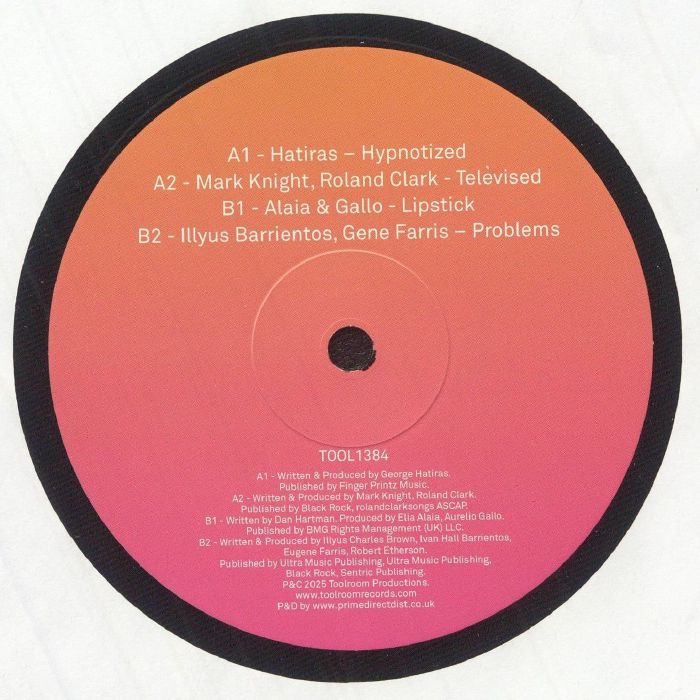 Various – Toolroom Sampler Vol. 21 (12", Toolroom Records, 2025) Back Cover