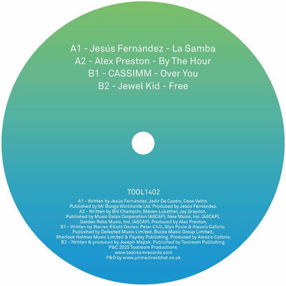 Various – Toolroom Sampler Vol. 22 (12", Toolroom Records, 2026) Back Cover