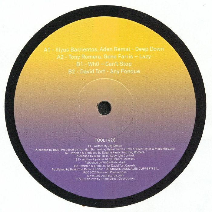 Various – Toolroom Sampler Vol. 24 (12", Toolroom Records, 2026) Back Cover
