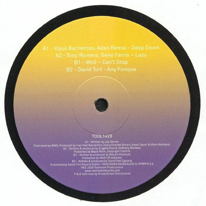 Various – Toolroom Sampler Vol. 24 (12", Toolroom Records, 2026) Back Cover