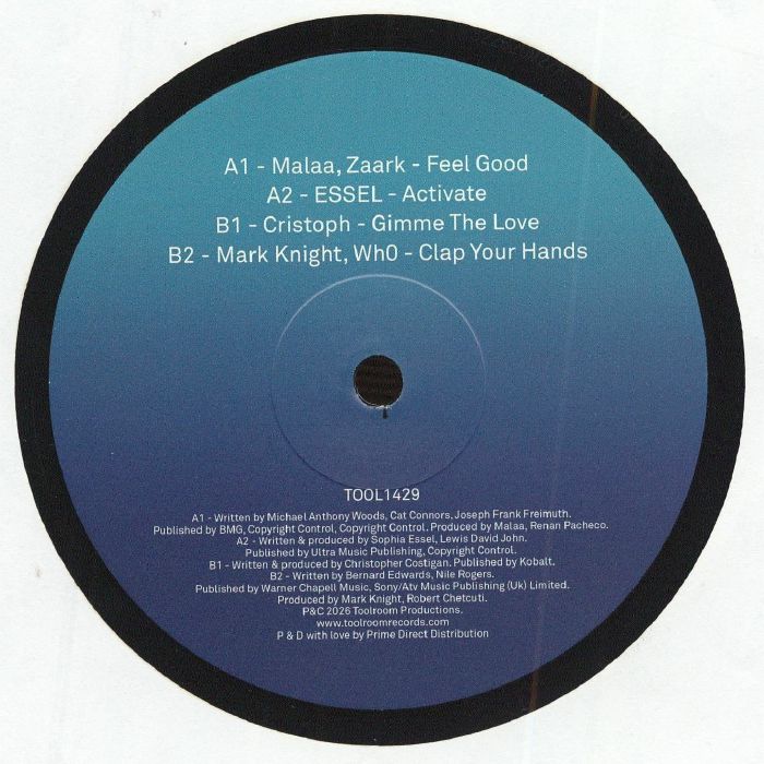 Various – Toolroom Sampler Vol. 25 (12", Toolroom Records, 2026) Back Cover