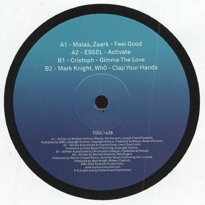 Various – Toolroom Sampler Vol. 25 (12", Toolroom Records, 2026) Back Cover