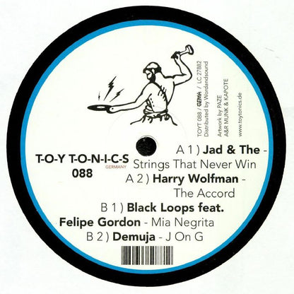 Various – Top Tracks Vol. 6 (12", Toy Tonics, 2019) Back Cover