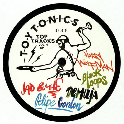 Various – Top Tracks Vol. 6 (12", Toy Tonics, 2019) Front Cover