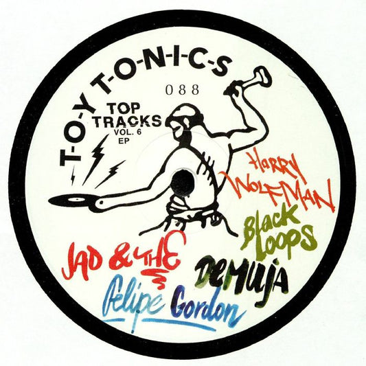 Various – Top Tracks Vol. 6 (12", Toy Tonics, 2019) Front Cover