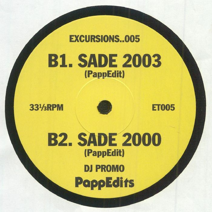 Nelly Sade – Whoa, Nelly / Sade 2003 (12", Excursions, 2025) Back Cover