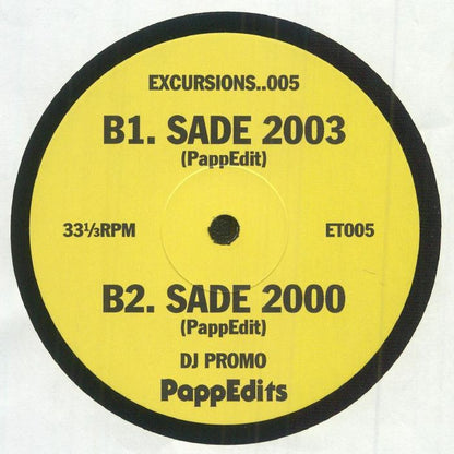 Nelly Sade – Whoa, Nelly / Sade 2003 (12", Excursions, 2025) Back Cover