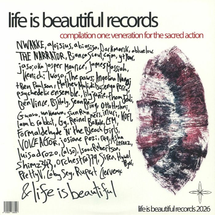 Various – Veneration For The Sacred Action (3xLP, life is beautiful records, 2026) Back Cover