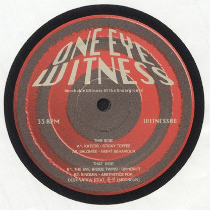 Various – WITNESS08 (12", One Eye Witness, 2025) Front Cover
