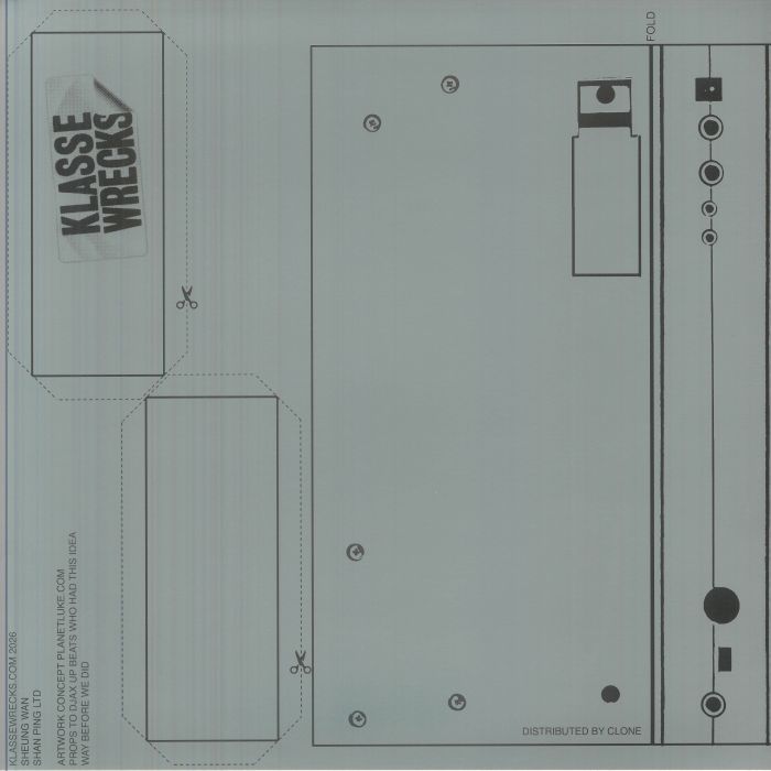 Various – WRECKS303 (12", Klasse Wrecks, 2026) Back Cover