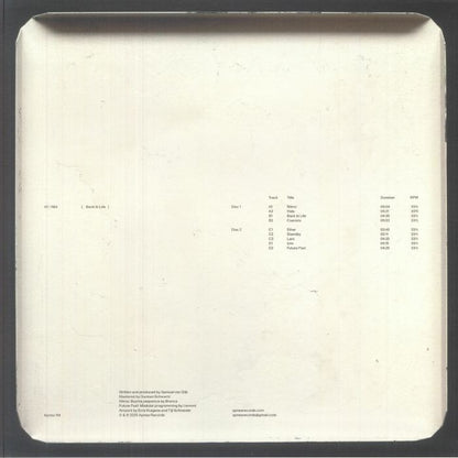 VC-118A – Back To Life (2xLP, Apnea, 2025) Back Cover