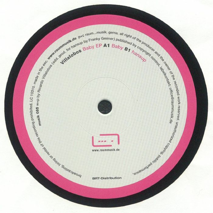 Villalobos – Baby EP (12", Raum...musik, 2018) Back Cover