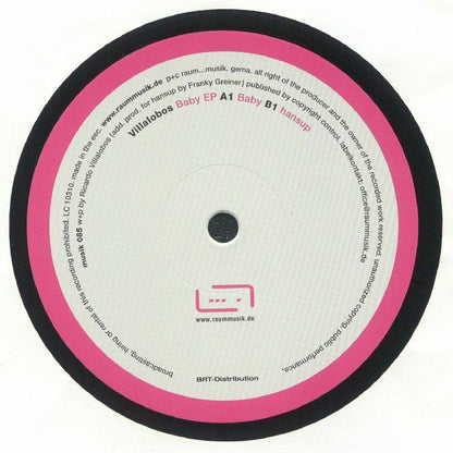 Villalobos – Baby EP (12", Raum...musik, 2018) Back Cover