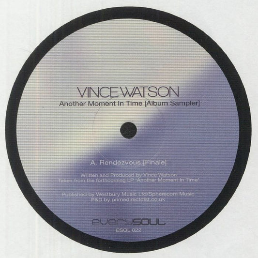 Vince Watson – Another Moment In Time (Album Sampler) (12", Everysoul, 2023) Front Cover