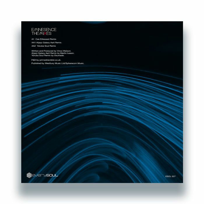 Vince Watson – Eminesence: The Mixes (12", Everysoul, 2026) Back Cover