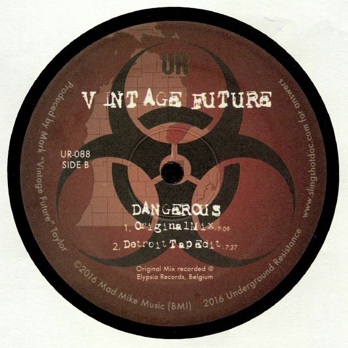 Vintage Future – Dookie Machine (12", Underground Resistance, 2016) Back Cover