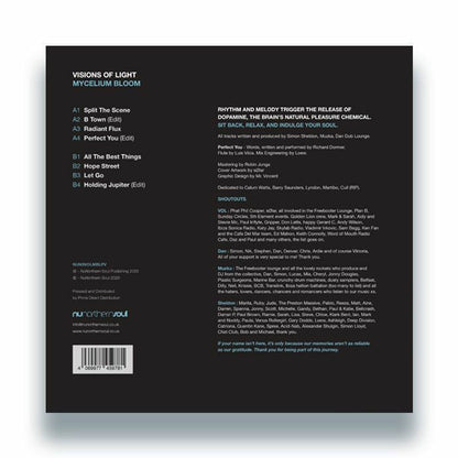 Visions Of Light – Mycelium Bloom (LP, Nunorthern Soul, 2026) Back Cover
