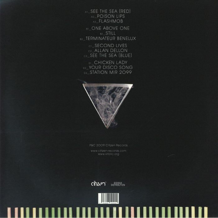Vitalic – Flashmob (2x12", Citizen Records, 2026) Back Cover