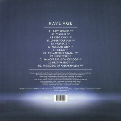 Vitalic – Rave Age (2xLP, [PIAS] Recordings, 2026) Back Cover