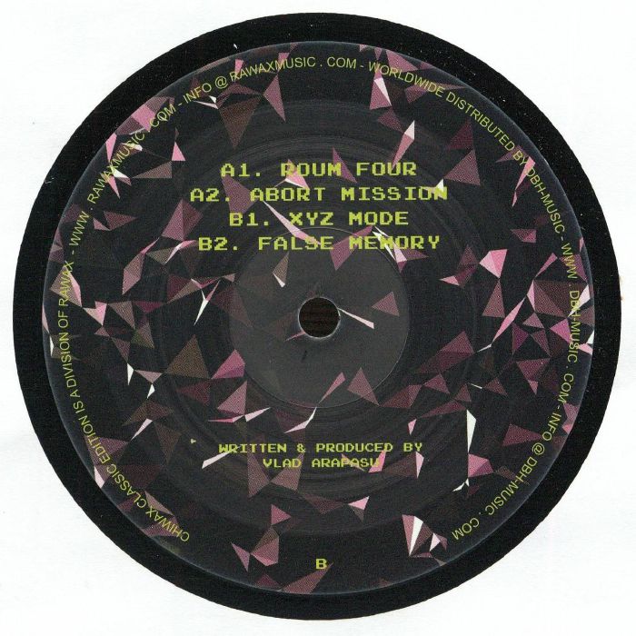 Vlad Arapasu – Closed Circuit Dreams (12", Rawax, 2026) Back Cover