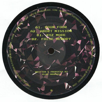 Vlad Arapasu – Closed Circuit Dreams (12", Rawax, 2026) Back Cover