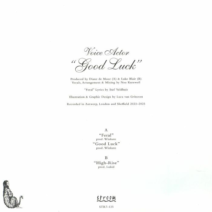 Voice Actor – Good Luck (7", Stroom, 2026) Back Cover