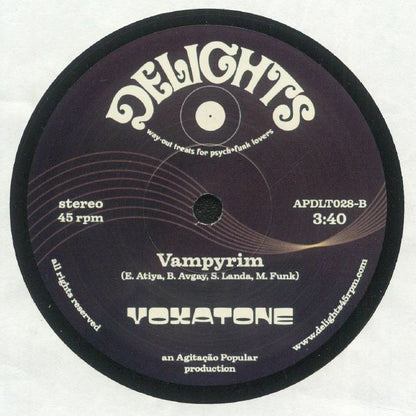 Voxatone – Altair V (7", Delights, 2025) back cover