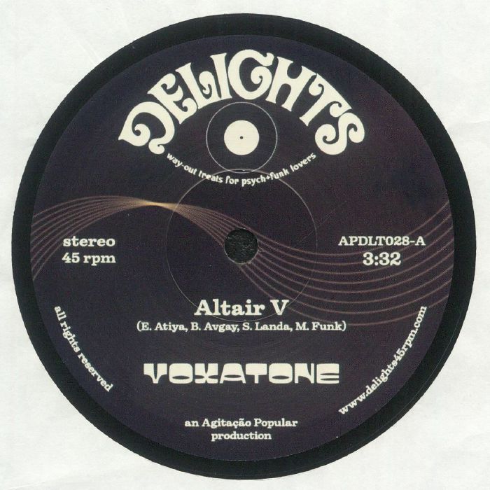 Voxatone – Altair V (7", Delights, 2025) front cover